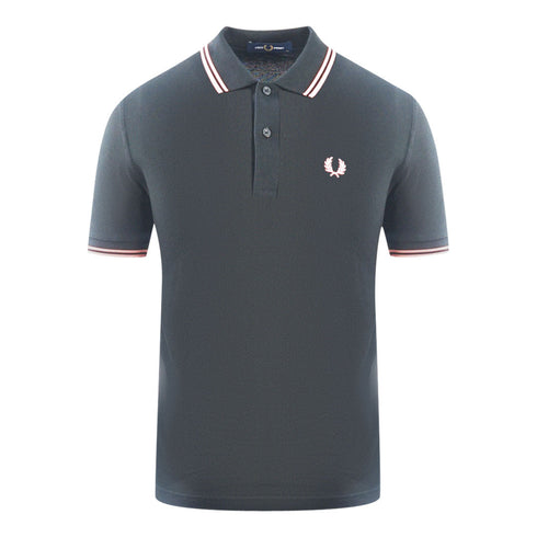 Fred Perry Twin Tipped M3600 P75 Black Polo Shirt M3600 P75