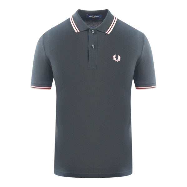 Fred Perry Twin Tipped M3600 P75 Black Polo Shirt M3600 P75
