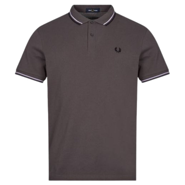 Fred Perry Twin Tipped M3600 Q29 Dark Grey Polo Shirt