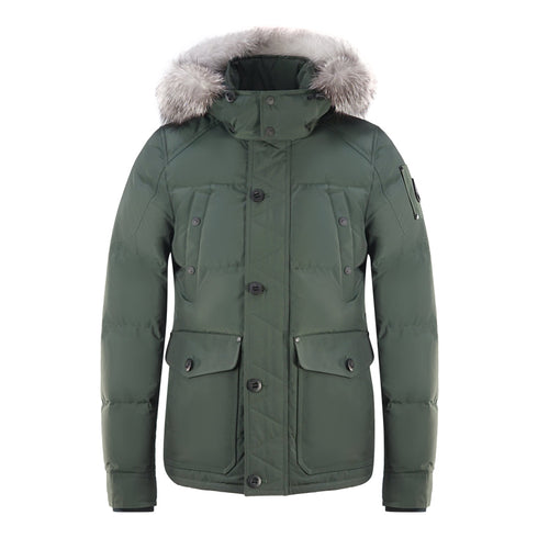 Moose Knuckles Round Island Can Army Bomber Down Jacket M39MJ122 699