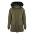 Moose Knuckles Stage Lake Black Trim Green Parka Down Jacket