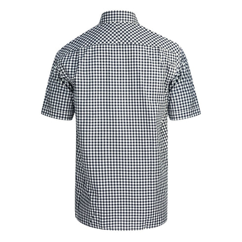 Fred Perry M9604 266 Gingham Blue Casual Shirt M9604 266
