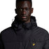 Lyle Scott Branded Black Hooded Jacket Jk1119V Z865