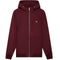 Lyle Scott Branded Logo Burgundy Hooded Softshell Jacket