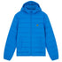 Lyle & Scott Branded Bright Blue Hooded Puffer Jacket JK1546V W489