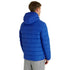 Lyle & Scott Branded Bright Blue Hooded Puffer Jacket JK1546V W489