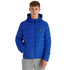 Lyle & Scott Branded Bright Blue Hooded Puffer Jacket JK1546V W489
