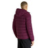 Lyle Scott Branded Burgundy Hooded Puffer Jacket