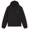 Lyle Scott Branded Black Hooded Puffer Jacket