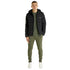 Lyle Scott Branded Black Hooded Puffer Jacket