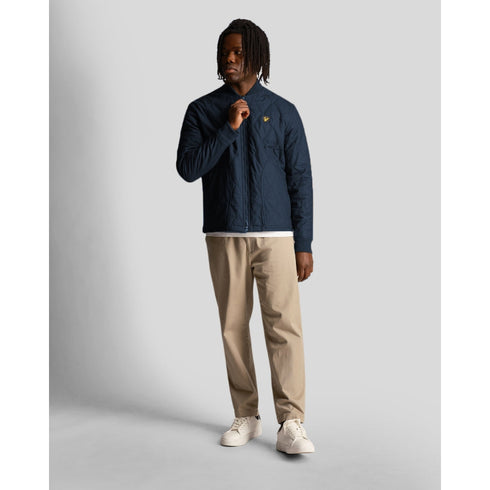 Lyle & Scott Branded Navy Blue Short Lightweight Jacket JK1917V X081