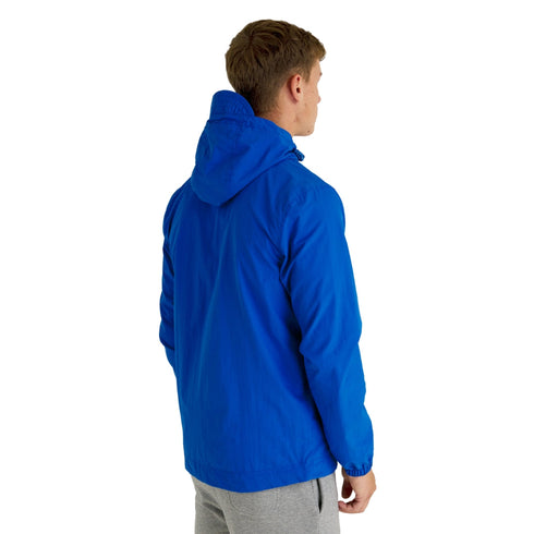 Lyle Scott Branded Bright Blue Hooded Short Lightweight Jacket