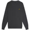 Lyle Scott Cotton Merino Charcoal Marl Pull Over Jumper