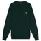 Lyle Scott Cotton Merino Dark Green Pull Over Jumper - Style Centre Wholesale