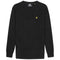 Lyle Scott Crew Neck Lambswool Charcoal Marl Blend Jumper