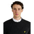 Lyle Scott Crew Neck Lambswool Charcoal Marl Blend Jumper