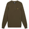Lyle Scott Crew Neck Lambswool Olive Blend Jumper