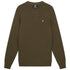 Lyle Scott Crew Neck Lambswool Olive Blend Jumper