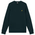Lyle Scott Crew Neck Lambswool Dark Green Blend Jumper