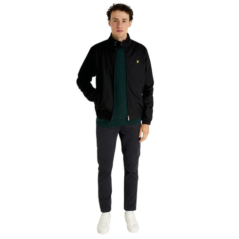 Lyle Scott Crew Neck Lambswool Dark Green Blend Jumper