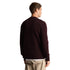Lyle Scott Crew Neck Lambswool Burgundy Marl Blend Jumper