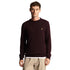 Lyle Scott Crew Neck Lambswool Burgundy Marl Blend Jumper