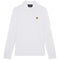 Lyle & Scott Branded Chestogo White Long Sleeve Polo Shirt SP400VOG 626