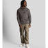 Lyle & Scott Embroidered Logo Gunmetal Pull-over Hoodie ML1918V W635