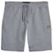 Lyle Scott Branded Logo Mid Grey Marl Sweat Shorts