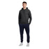 Lyle Scott Branded Charcoal Marl Pull Over Hoodie