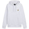 Lyle Scott Branded White Pull Over Hoodie