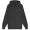 Lyle Scott Branded Gunmetal Pull Over Hoodie