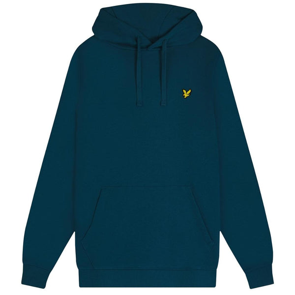 Lyle Scott Branded Apres Navy Pull Over Hoodie