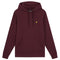 Lyle Scott Branded Burgundy Pull Over Hoodie