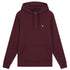 Lyle Scott Branded Burgundy Pull Over Hoodie