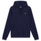 Lyle Scott Branded Navy Blue Pull Over Hoodie