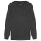 Lyle Scott Branded Charcoal Marl Pull Over Jumper