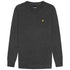 Lyle Scott Branded Charcoal Marl Pull Over Jumper