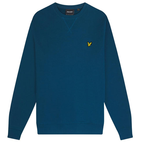 Lyle Scott Branded Apres Navy Pull Over Jumper