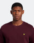 Lyle Scott Branded Burgundy Pull Over Jumper