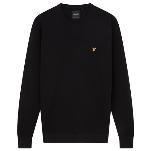 Lyle Scott Branded Black Pull Over Jumper