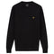 Lyle Scott Branded Black Pull Over Jumper