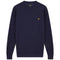 Lyle Scott Branded Navy Blue Pull Over Jumper