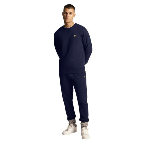 Lyle Scott Branded Navy Blue Pull Over Jumper
