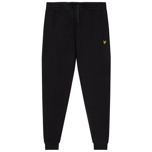 Lyle Scott Brand Logo Jet Black Sweatpants