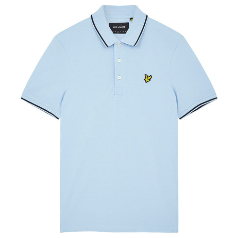 Lyle Scott Branded Chest Logo White Polo Shirt