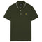 Lyle Scott Tipped Olive Polo Shirt