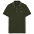 Lyle Scott Tipped Olive Polo Shirt