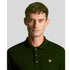 Lyle Scott Textured Tipped Wilton Green Polo Shirt