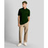 Lyle Scott Textured Tipped Wilton Green Polo Shirt